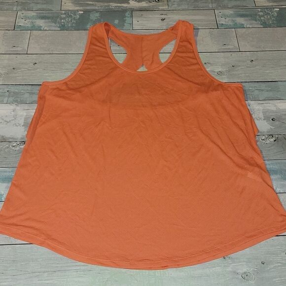 Orange Zyia Workout Tank Top sz X-Large - Picture 1 of 5